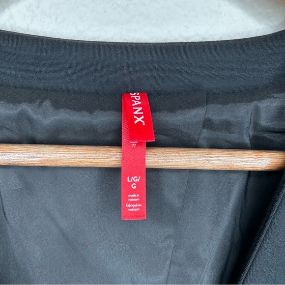 NWT Spanx The Perfect Collarless Blazer Classic Black large - Picture 12 of 14